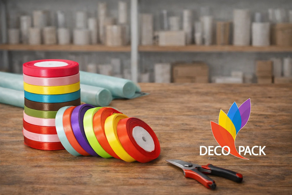 Атласная лента для букетов: какую ширину выбрать для банта, обвязки и декора коробки