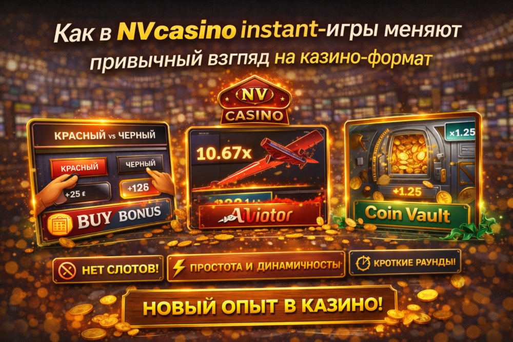 Как в NVcasino instant-игры меняют привычный взгляд на казино-формат